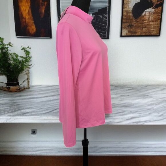 NWT SUSAN GRAVER ( SM ) Stretchy Long Sleeve Mock Collar Pullover - Picture 2 of 4